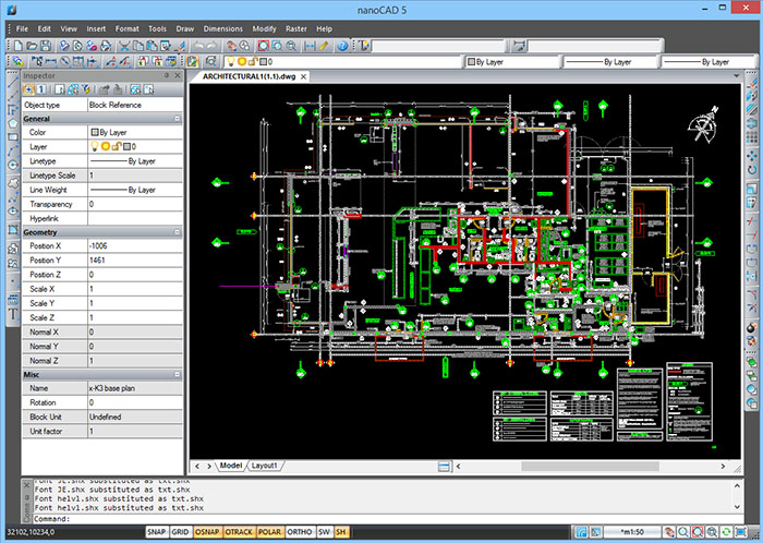 NanoCAD CAD Drafting Software