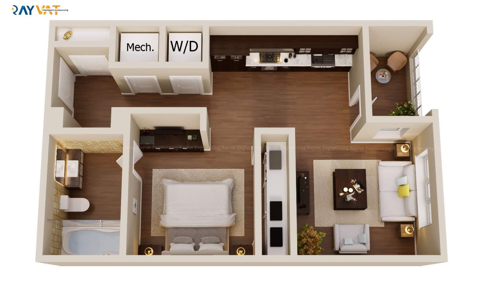 3D Floor Plan design